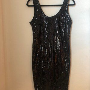 Scarlett nite black sequence dress